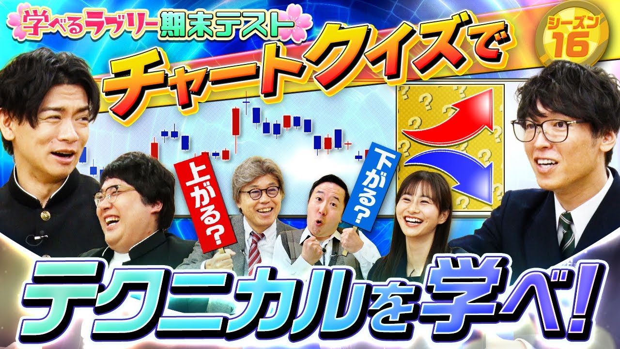 チャートクイズでテクニカル分析を学ぼう!!　マヂカルラブリーと学ぶ　松井証券　資産運用！学べるラブリーSeason16 ～期末テスト編～#4