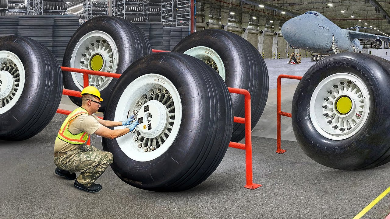 Inside Advanced US Facility Maintaining 1000s of US Air Force Aircraft Tires