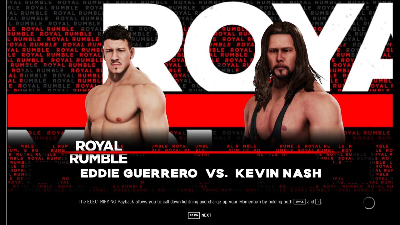 WWE 2k20 Бой между Eddie Guerrero - Kevin Nash