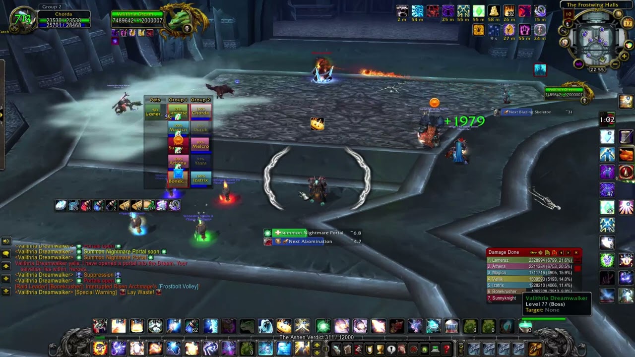 Valithria ICC 10 Man Normal - Holy Priest PoV (Raid Healing)