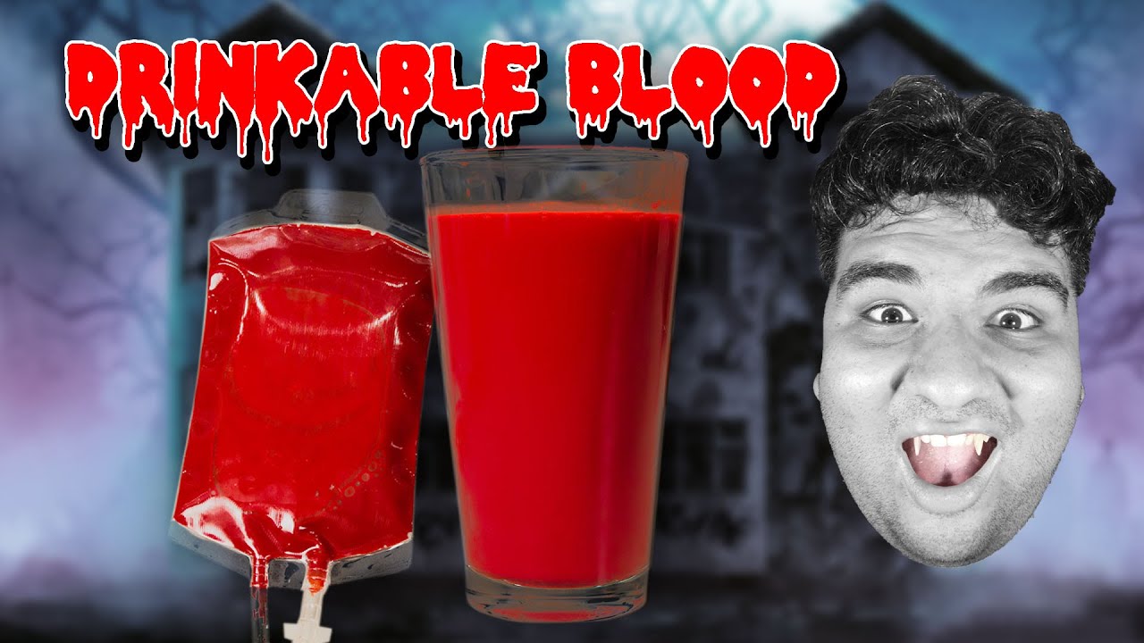 How to Make Drinkable Blood (Halloween Recipe)
