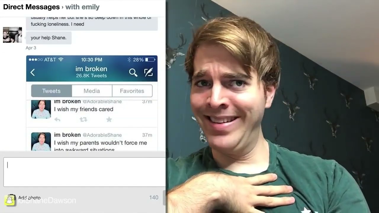 Shane Dawson - READING DIRTY DM’S FROM FANS 2 (reupload)