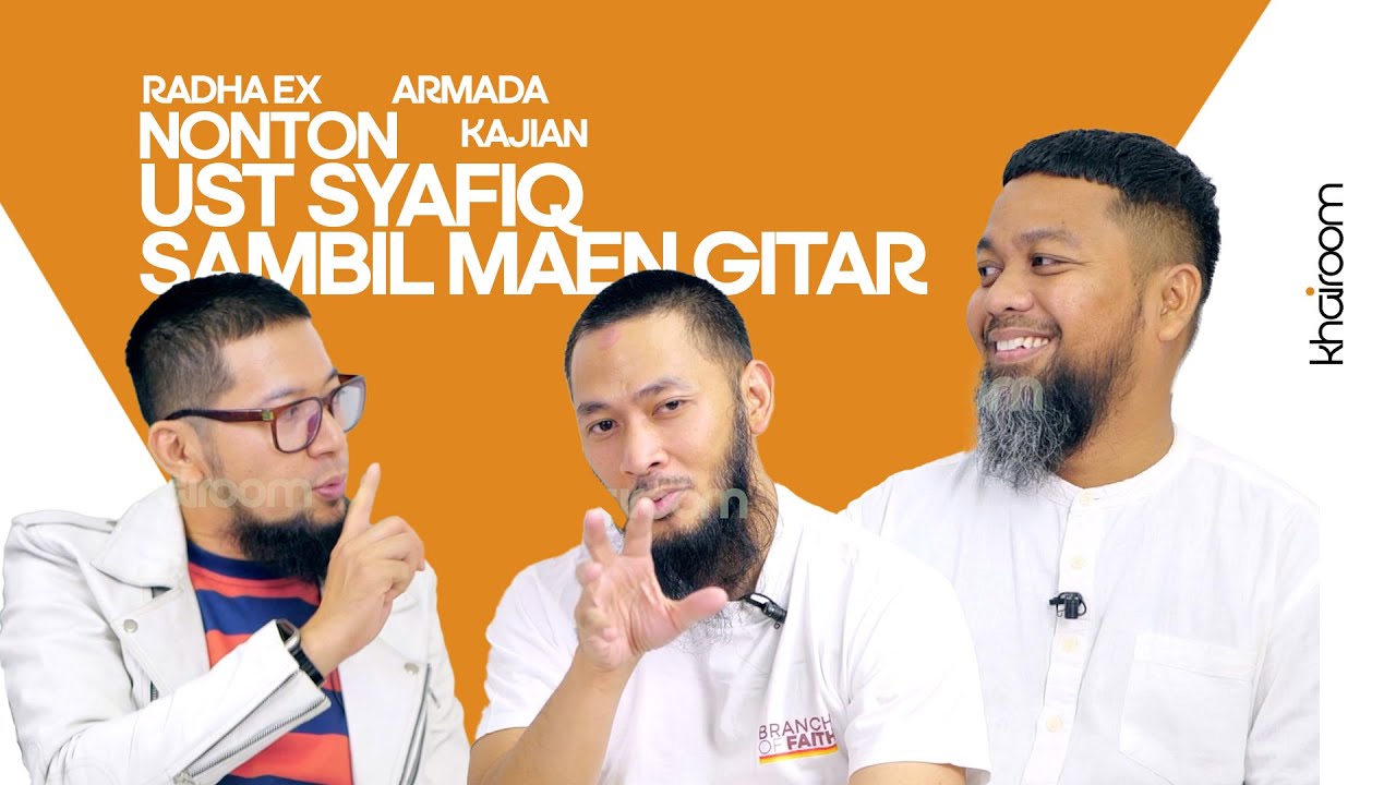 RADHA ex ARM*DA NONTON KAJIAN UST SYAFIQ SAMBIL MAEN GITAR