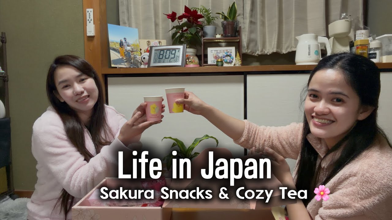 🌸 Life in Japan: Winter&rsquo;s End, Hello Spring! Sakura Snacks & Tea Time with Friends