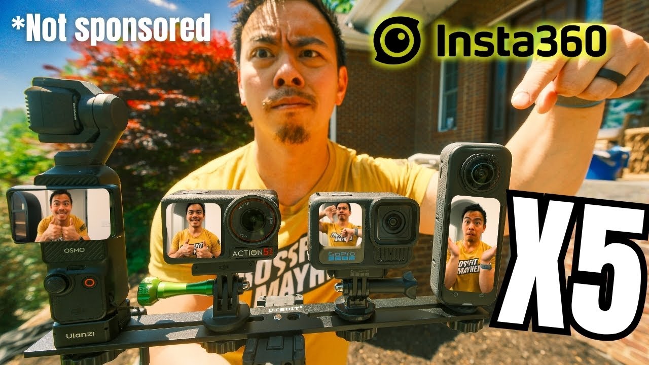 Insta360 X5 против DJI Pocket 3 против GoPro 13 против DJI Action 5 Pro (НЕ СПОНСИРОВАНО)