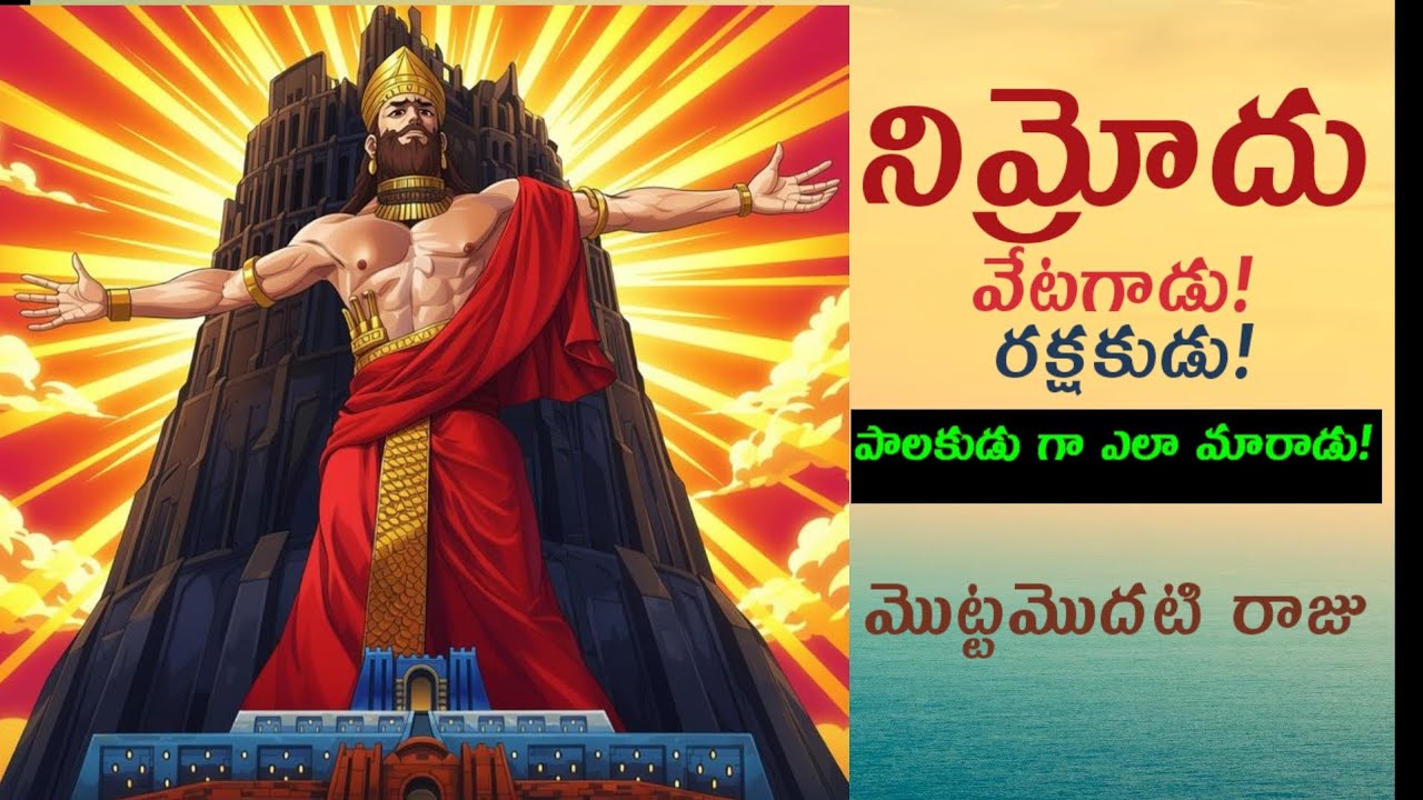 బాబేలు గోపురం నిర్మాణానికి ముఖ్య కారకుడునిమ్రోదు  జీవిత చరిత్ర|| Bible stories #biblestories 
