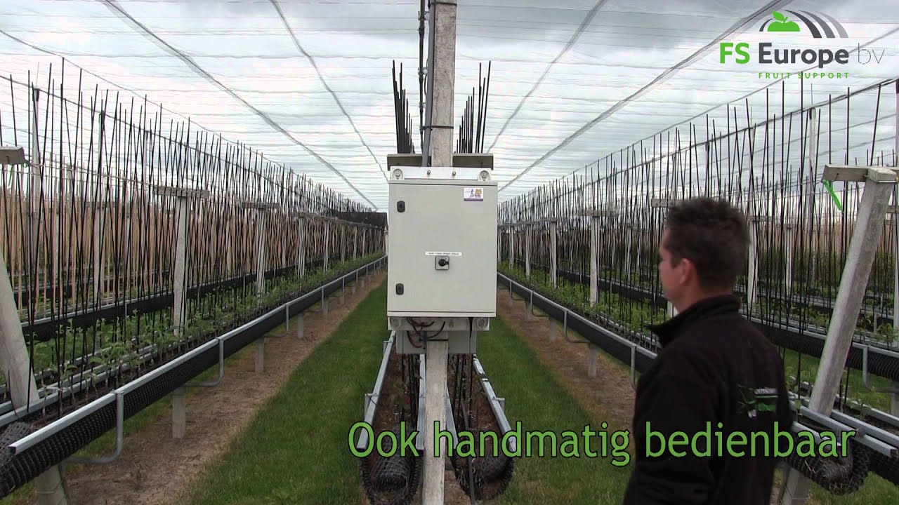 Automatic anti hail net system