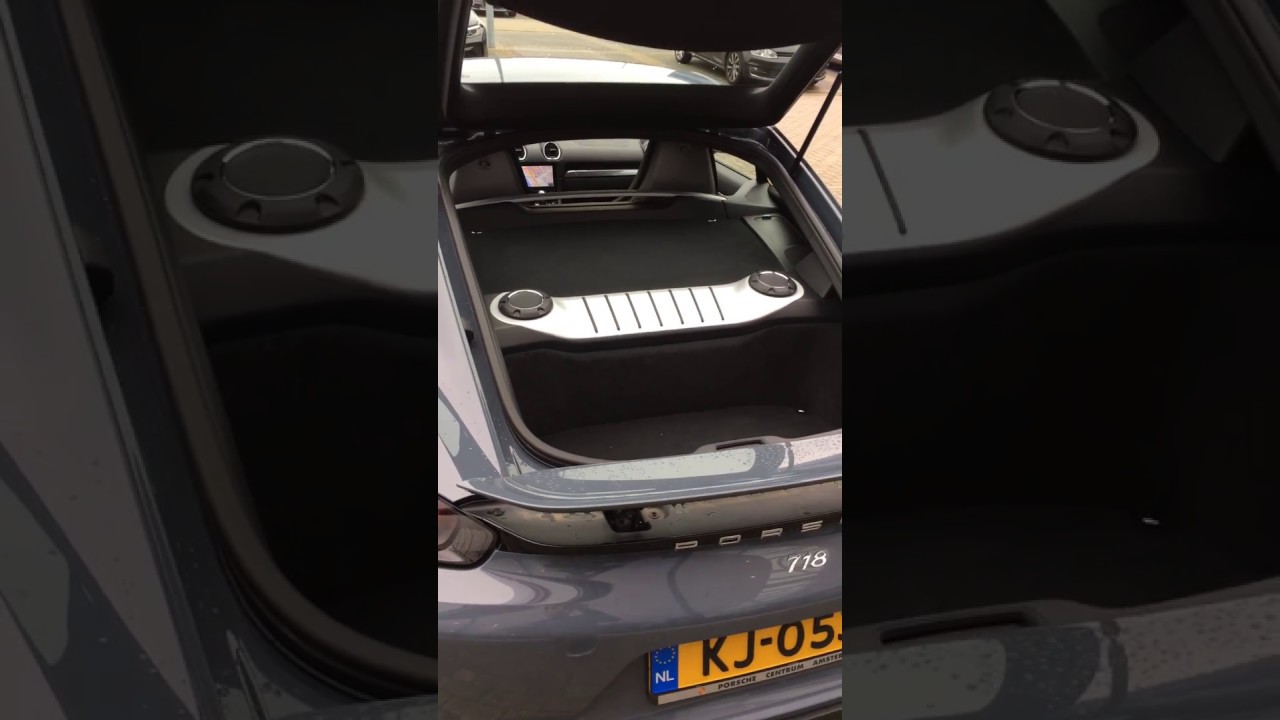 Porsche 718 Cayman Back Boot