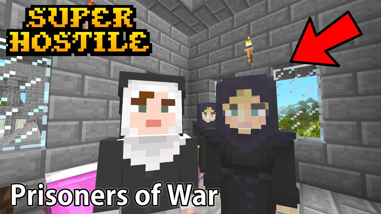 Prisoners of War! | Minecraft Super Hostile Modpack | Ep 13