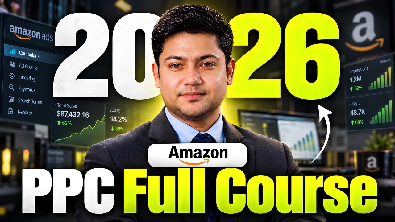Amazon PPC Full Course 2026 (Beginner to Advanced)