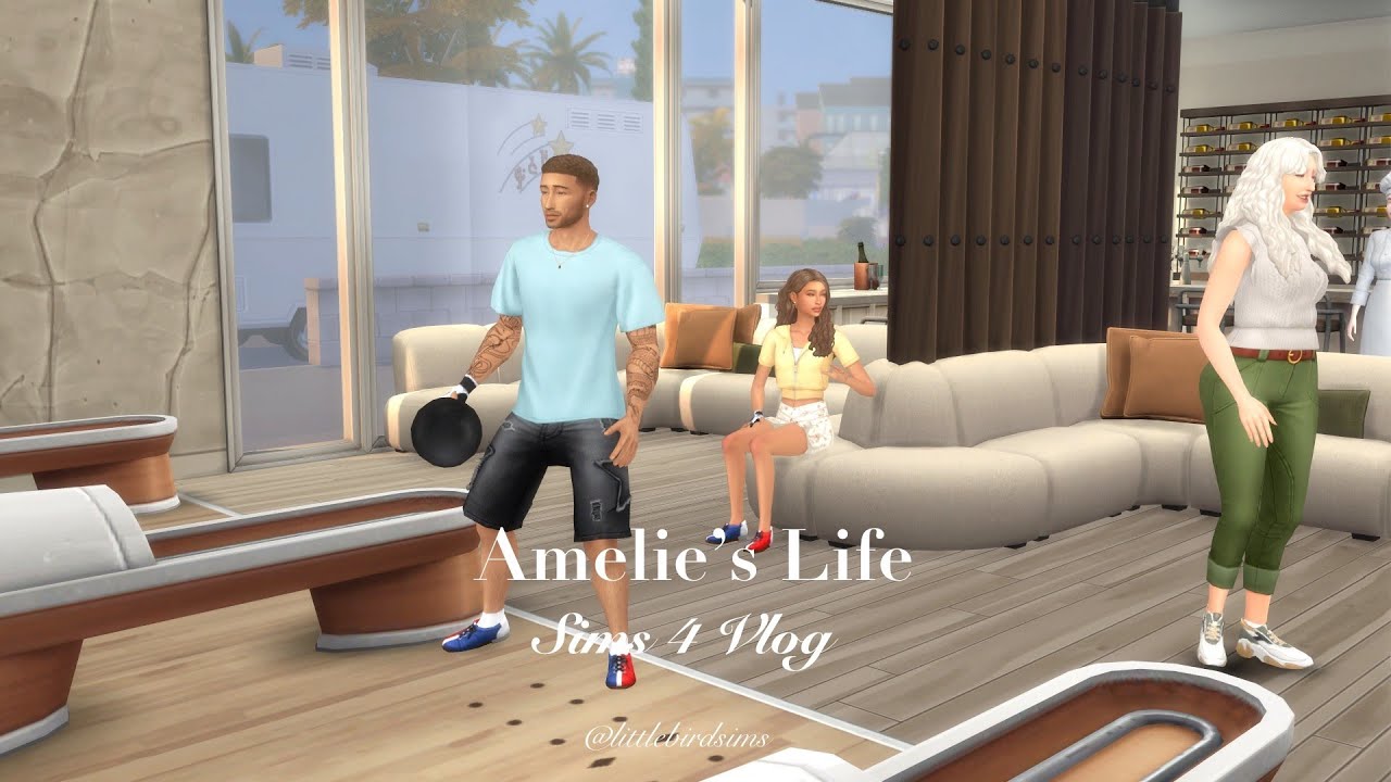[ Видеоблог Sims 4 - 5 сезон 45 ] Жизнь Амели: весёлый день с родственниками по отцовской линии