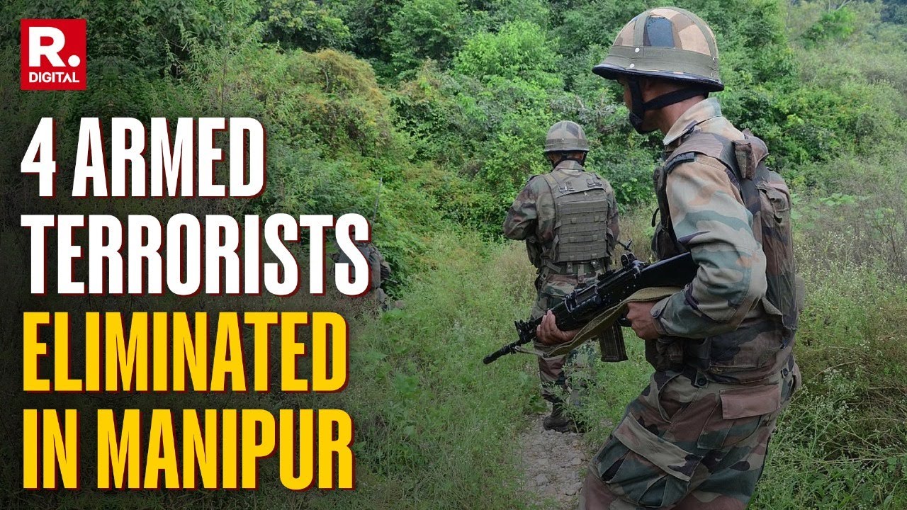 Manipur BREAKING: 4 Armed Terrorists Of United Kuki National Army Eliminated In Encounter In Khanpi