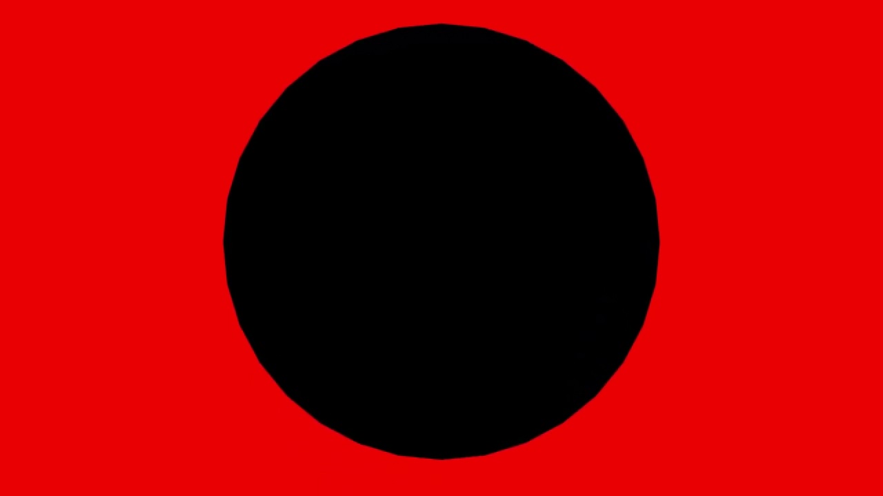 Black Triacontadigon Red Background Down To Up