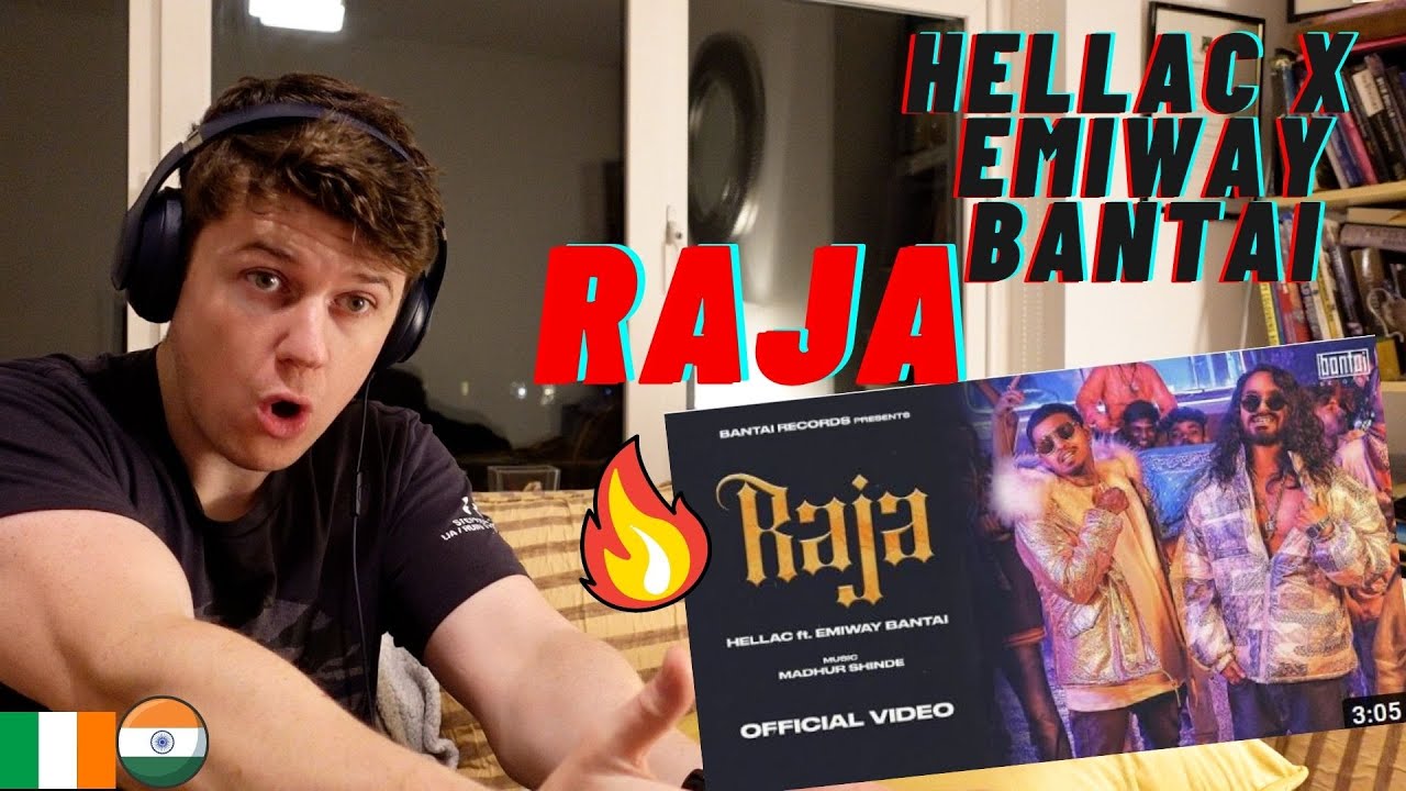 EMIWAY X HELLAC - RAJA ((IRISH GUY REACTS!!)) BANTAI RECORDS GOT THE BEST ARTISTS!