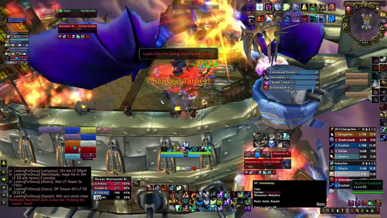 Versus - Dragon Soul 10-man heroic Warmaster Blackhorn Resto Shaman POV