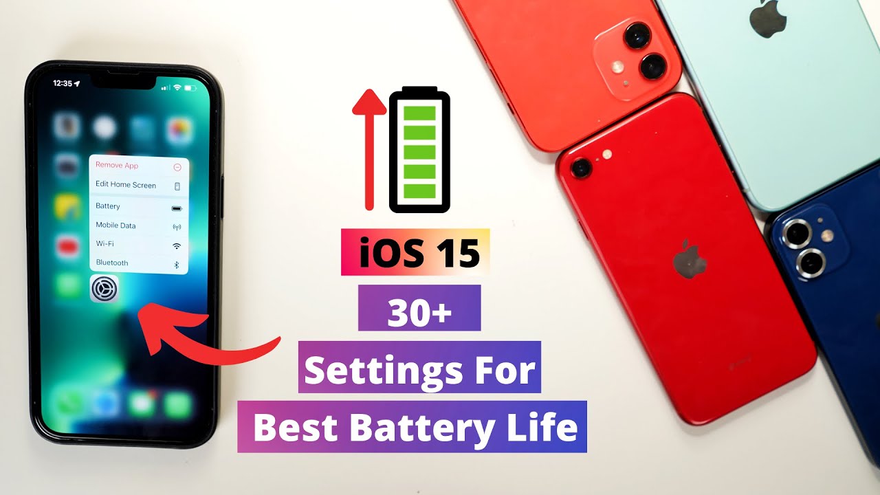 iOS 15 Battery Saving Tips in Hindi | Improve iPhone battery life with 30+ best settings
