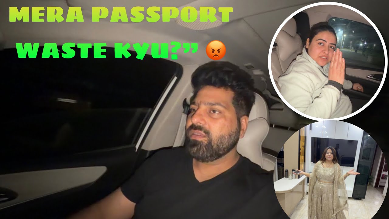 Passport Bana Diya… Par Ghumaya Nahi! 😂 | Husband Exposed