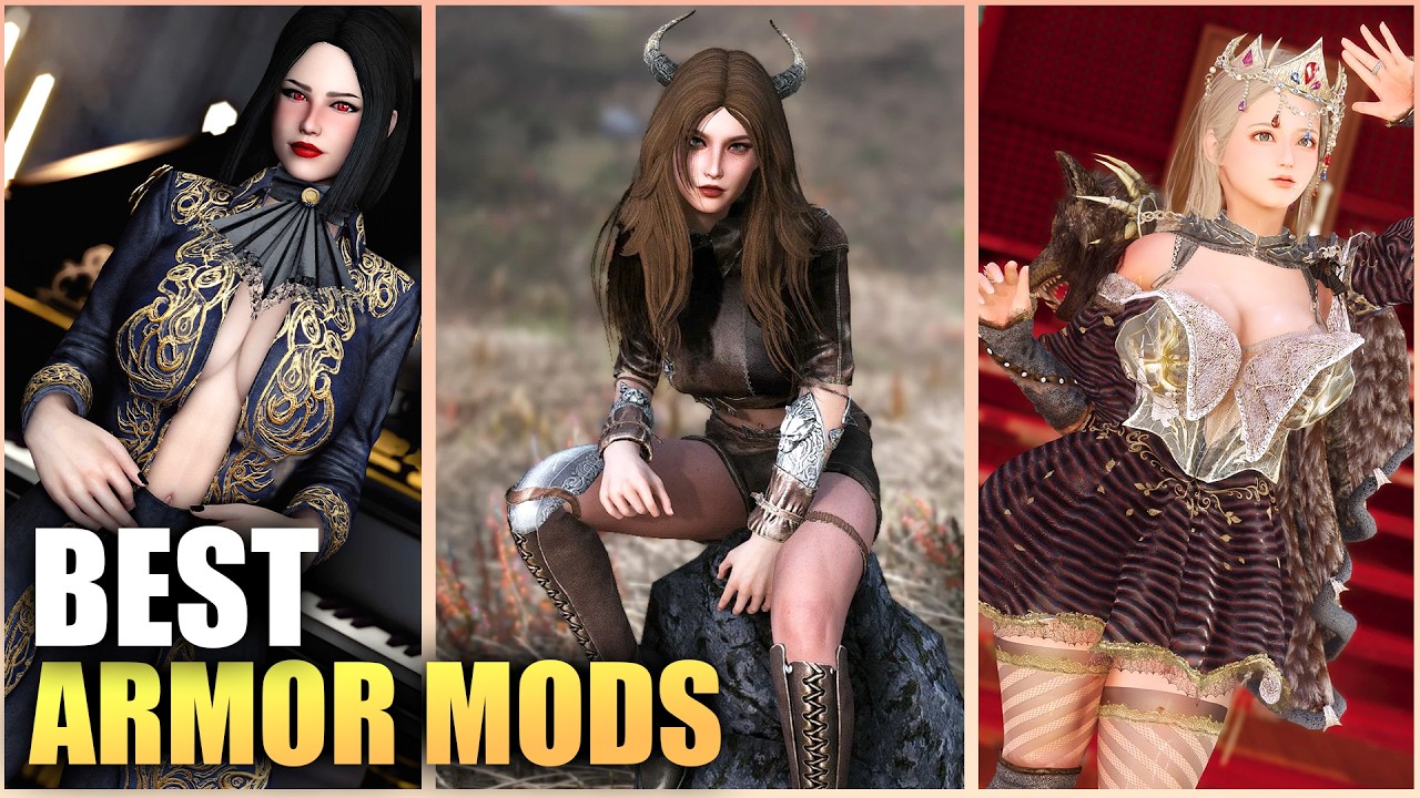 The 8 BEST Armor Mods for SKYRIM You Must TRY