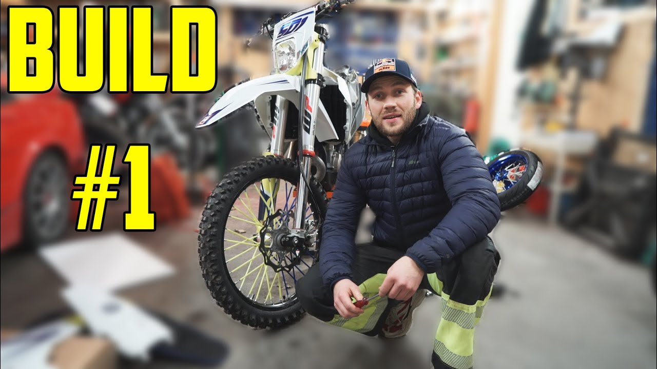 HUSQVARNA SUPERMOTO BUILD! - Felger og dekaler!