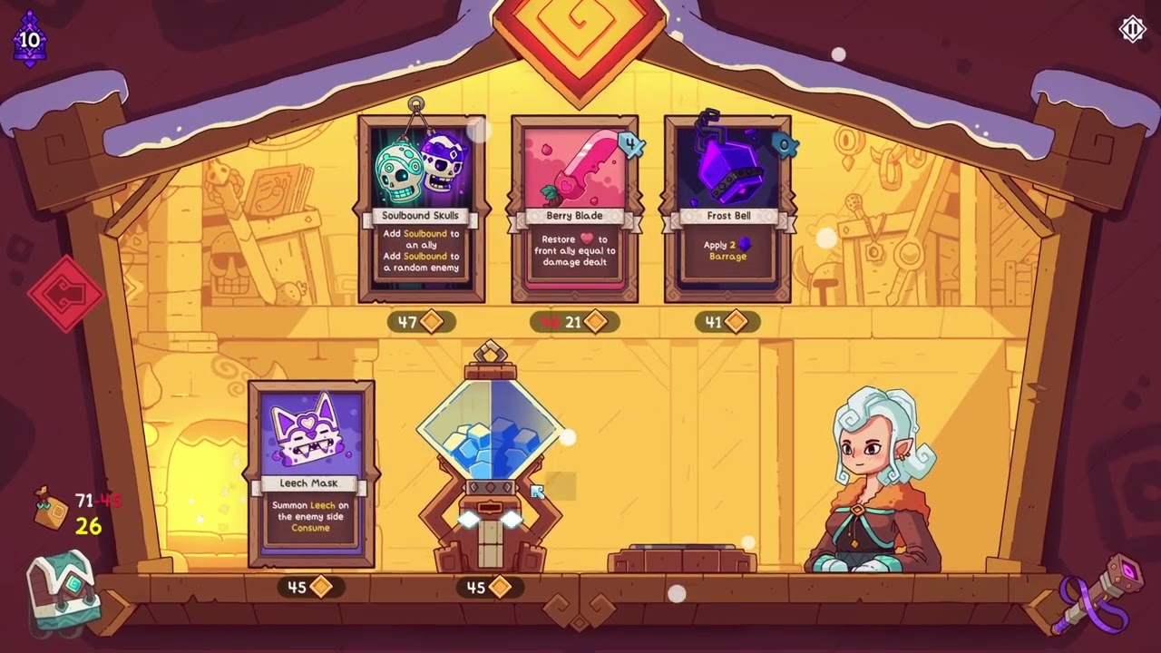 500 IQ last minute pivot SAVES this true ending run!! | Wildfrost 10 bells