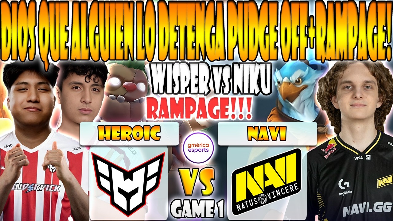 HEROIC vs NAVI BO3[GAME 1] WISPER, TAILUNG,YUMA VS GOTTHEJUICE, NIKU - PGL WALLACHIA SEASON 7