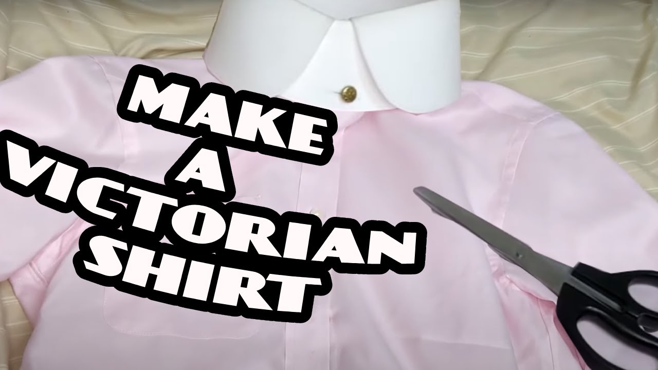 Make a Detachable Collar Shirt [For Starched Collars]