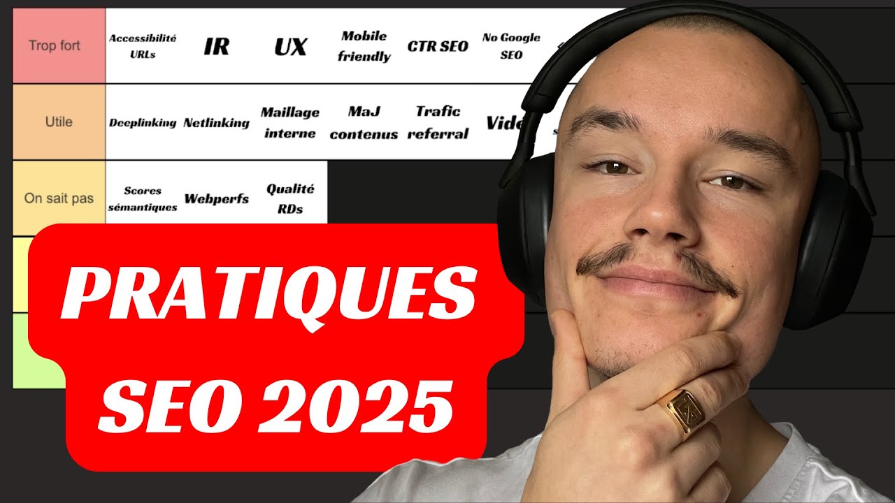 TIERLIST DES (meilleures) TECHNIQUES SEO POUR 2025.