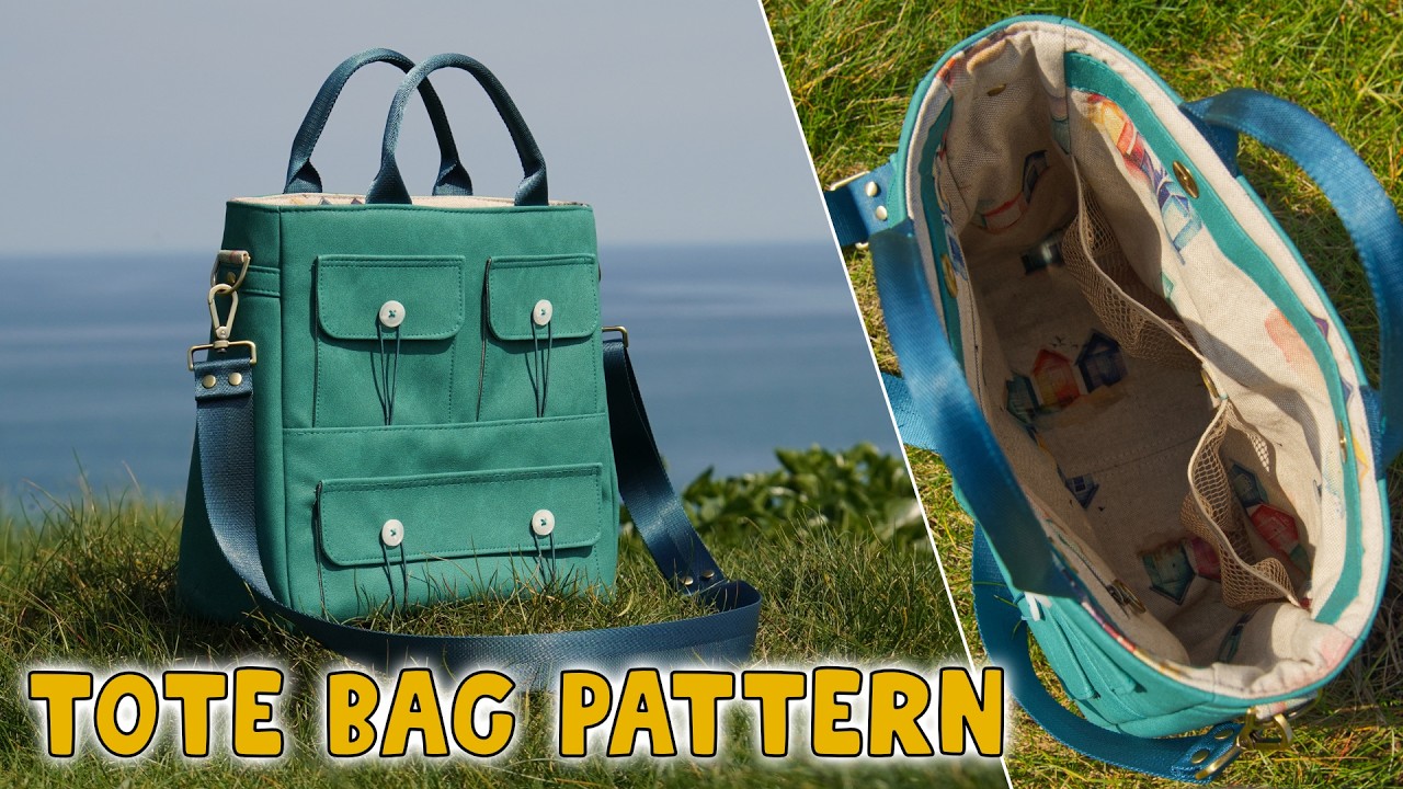 Avalow Tote - Bag Making Sewing Tutorial