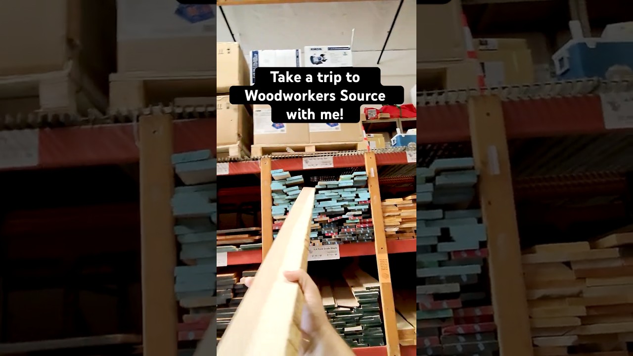 POV You go to Woodworkers Source for White Oak #pov #diy #woodworking #woodworkerssource #whiteoak