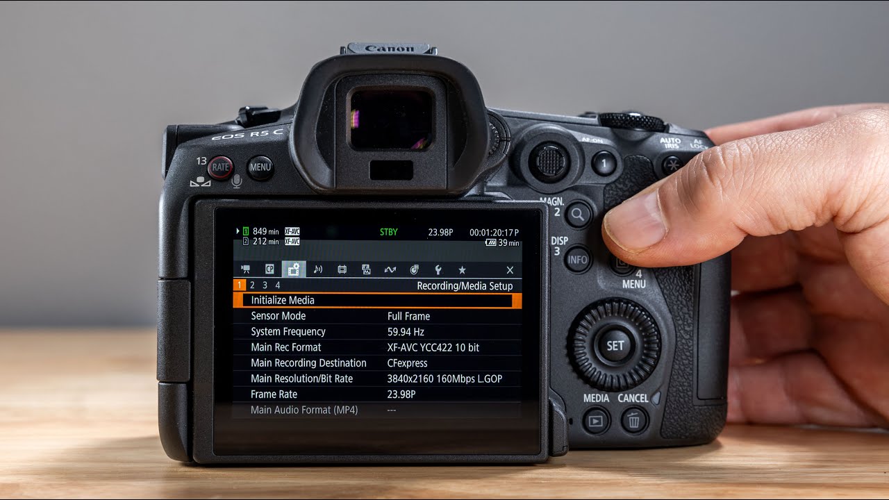 Canon R5C - Detailed Menu Walkthrough & Setup Guide
