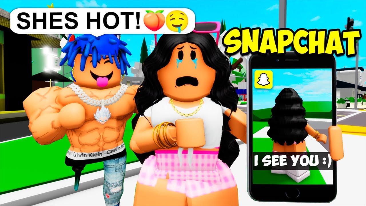 CREEPY ONLINE DATERS Stalk My BOYFRIEND On SNAPCHAT.. (Brookhaven RP🏡)