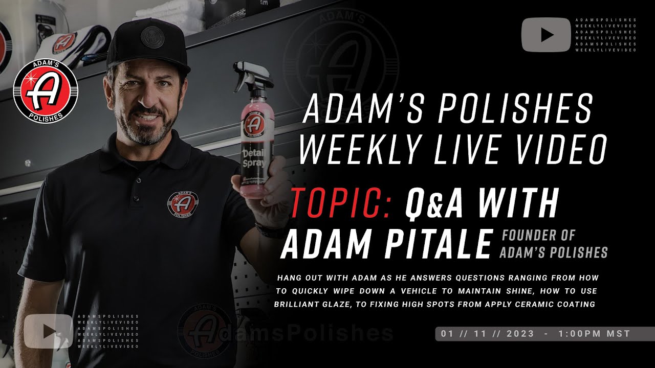 Adam's Polishes Weekly Live Video: Q&A With Adam Pitale