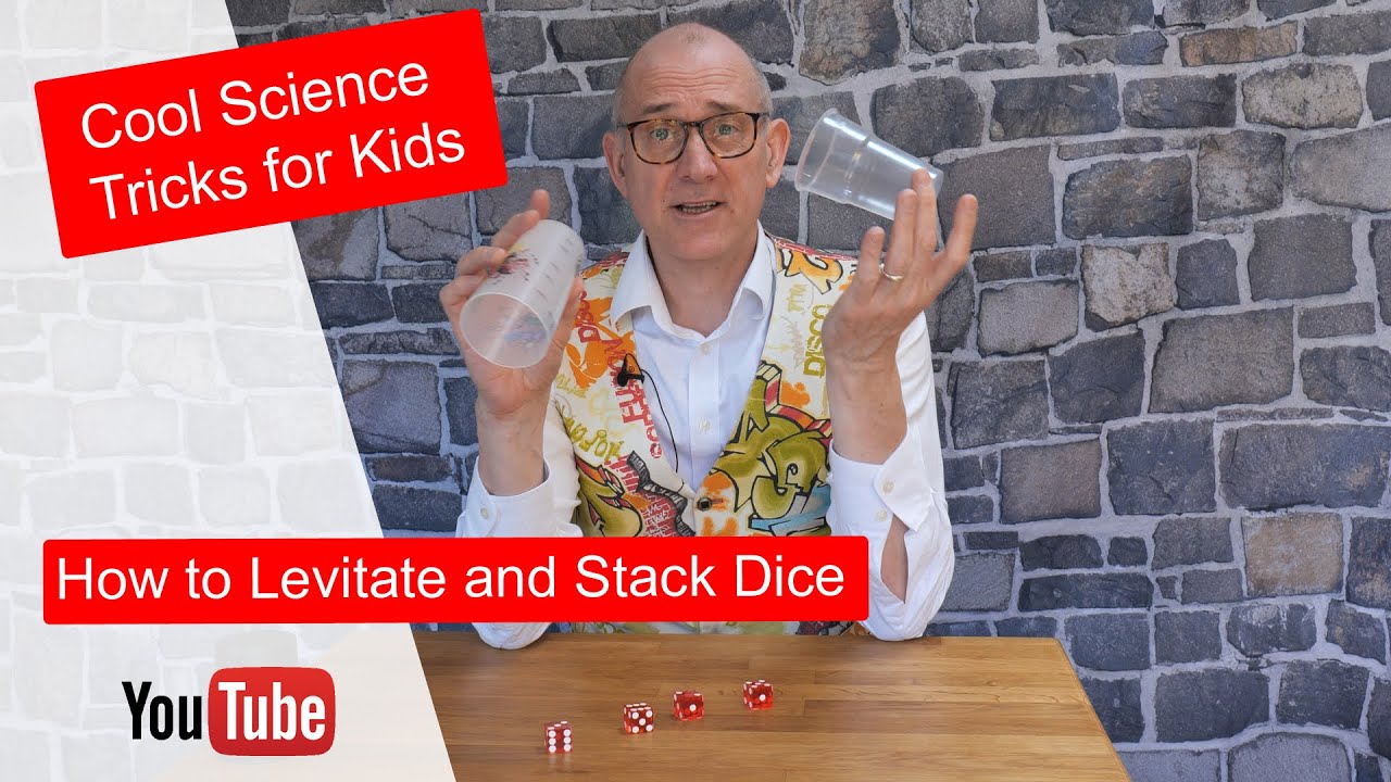 Cool Science Tricks for Kids- How to stack dice with Levitation