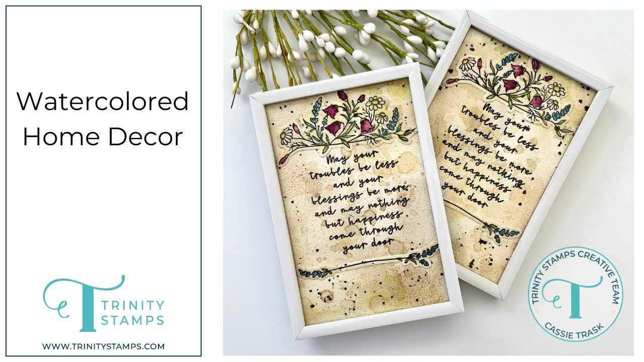 Watercolored Home Decor with Cassie Trask
