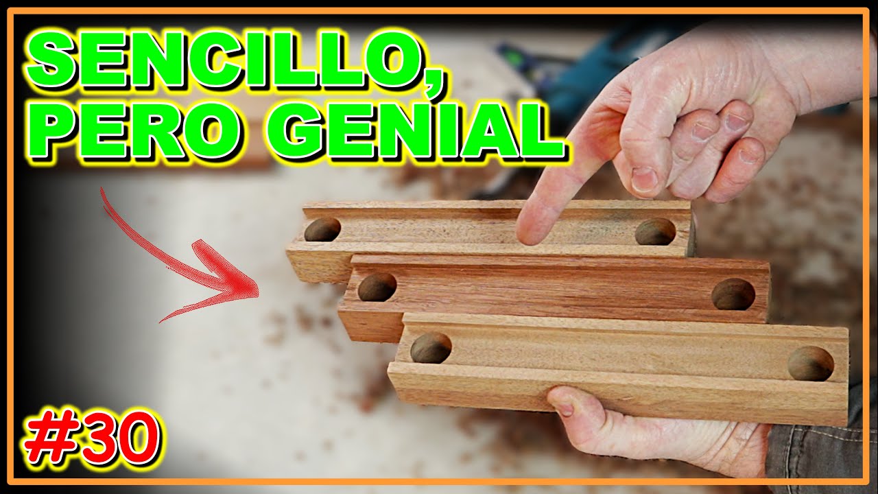 LA MEJOR FORMA DE APROVECHAR PIEZAS DE MADERA - ¡IMPERDIBLE! (VIDEO #30) #carpinteria #arteenmadera