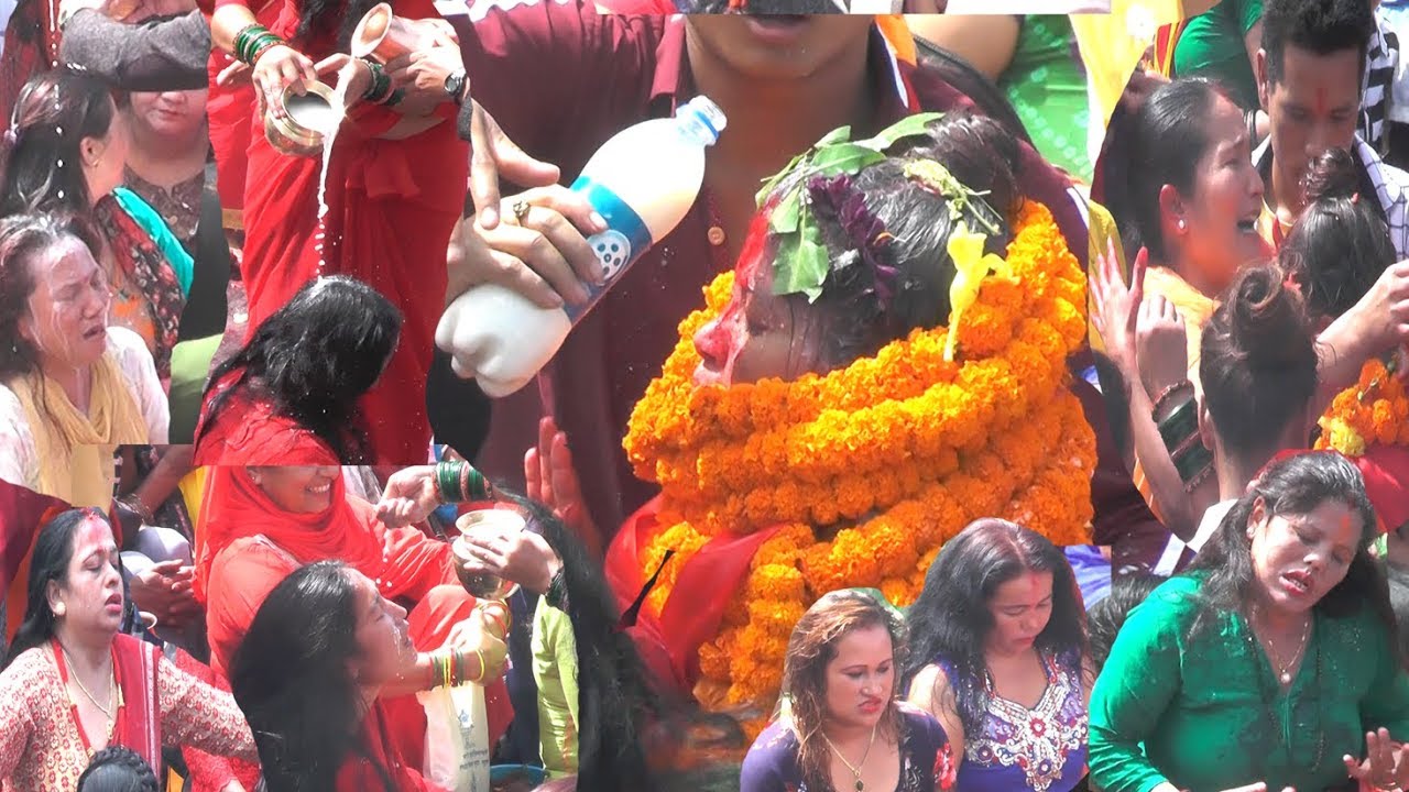 Bisnhu Kunwar as Dharti Mata | नाग पञचमीको दिन पशुपतिनाथमा अनौथो दृश्य देखियो...