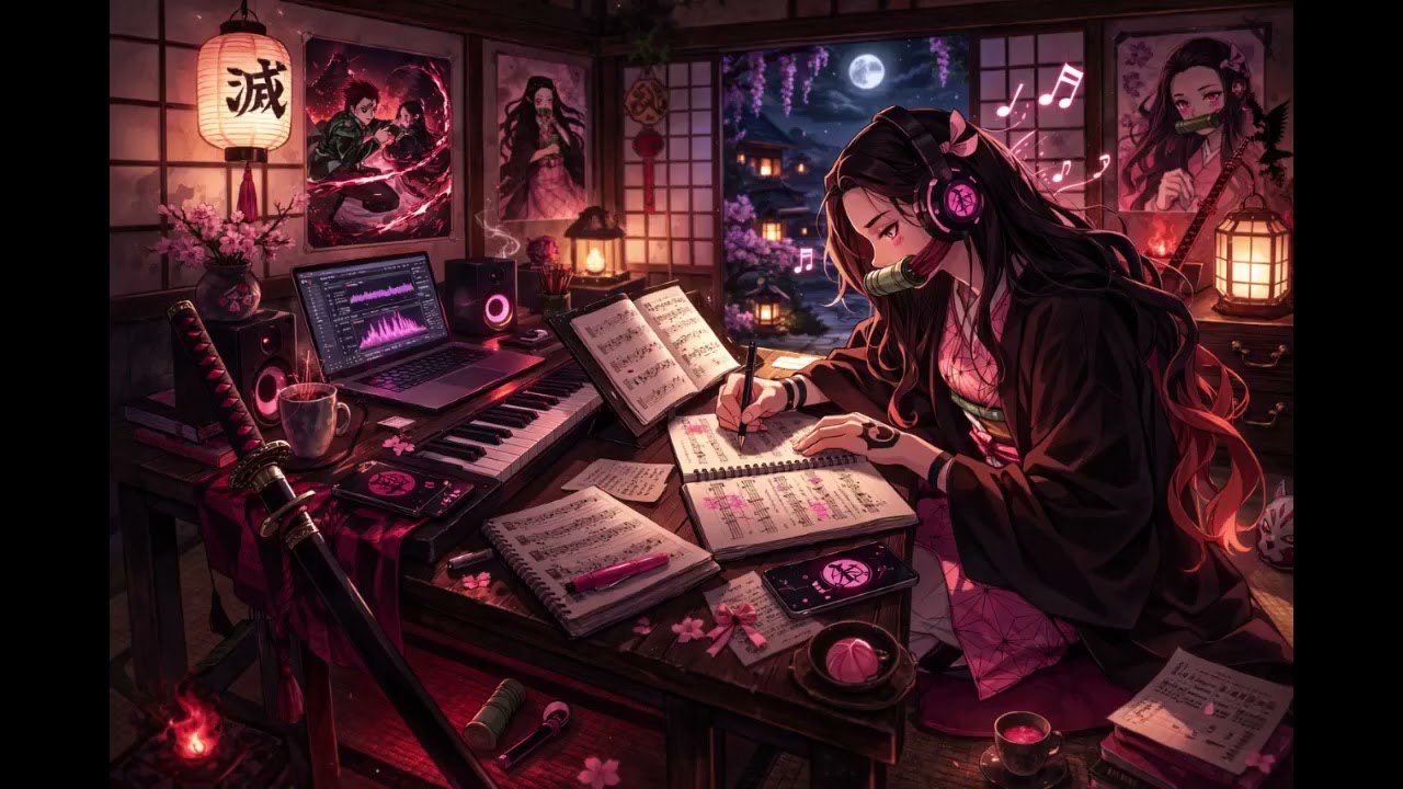 Demon Slayer Study Music | Focus with Nezuko 📚