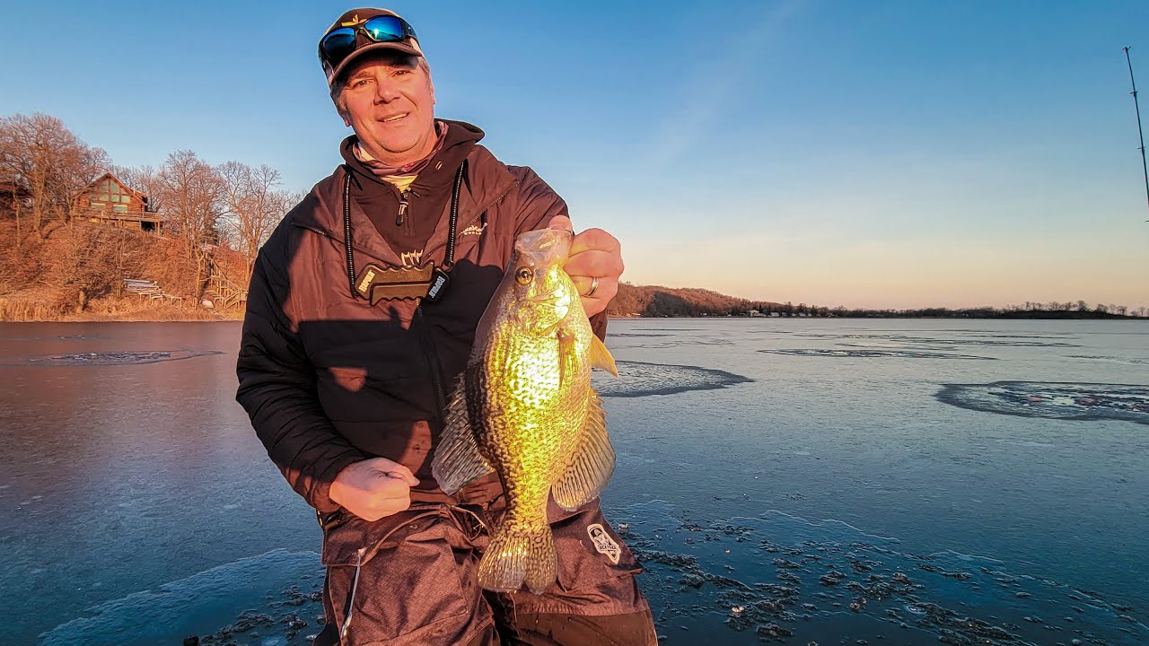 First Ice Crappie Fishing with MEGA Live - In Depth Outdoors S16 E3