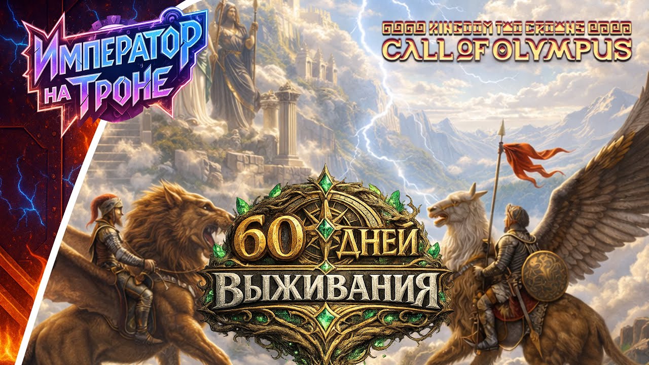 60 ДНЕЙ ВЫЖИВАНИЯ в Kingdom Two Crowns (DLC CALL OF OLYMPUS)