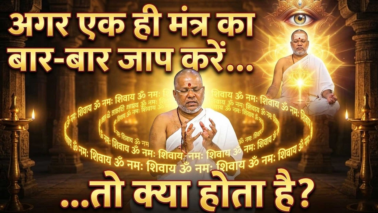 अगर एक ही मंत्र का बार-बार जाप करें तो क्या होता है Shri Vasant Vijayanand Giriji Maharaj
