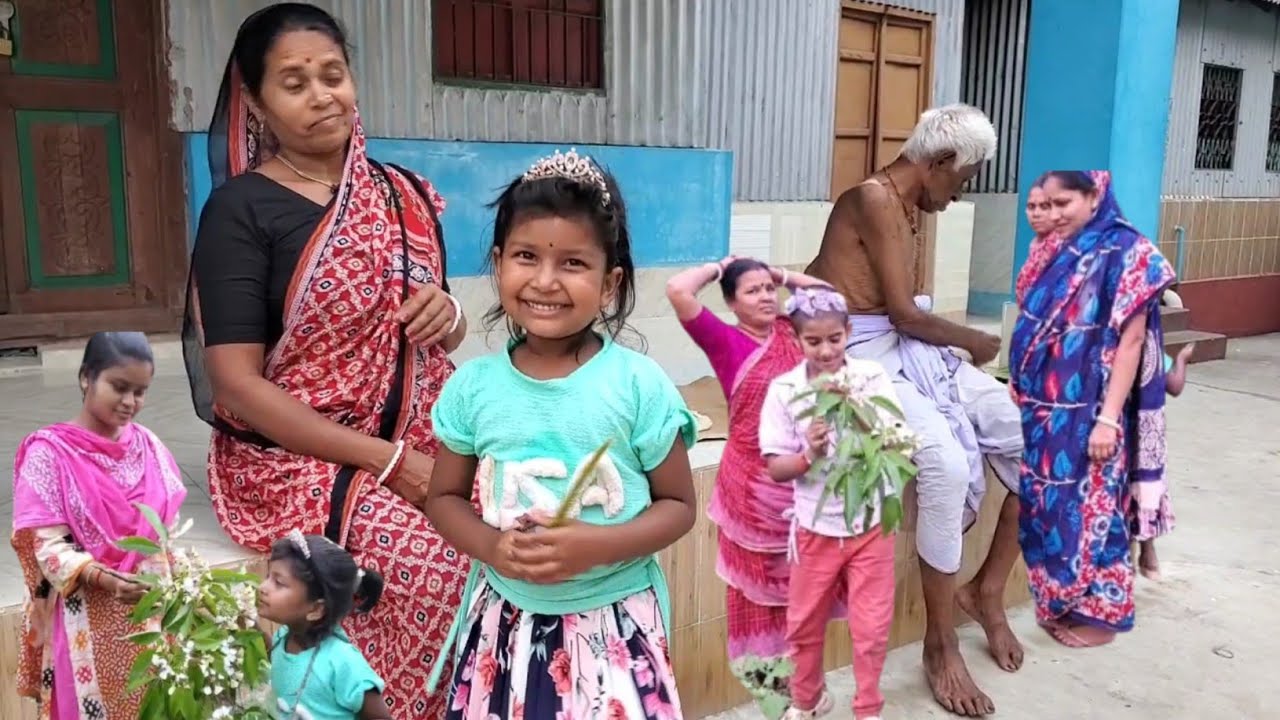 অনু বৌদির সাধের অনুষ্ঠানের জন্য কাকি কাদের নিমন্ত্রণ দিলো/এক সাথে দুই কাজ হলো।Village Vloger Nopur.