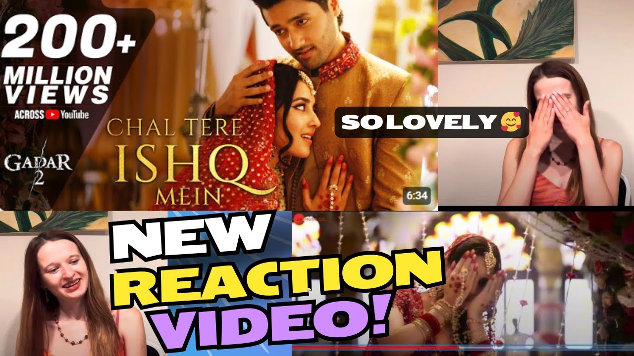 Reacting to 'Chal Tere Ishq Mein (Female)' - Gadar 2 | Utkarsh Sharma, Simratt Kaur  Soulful Voice!