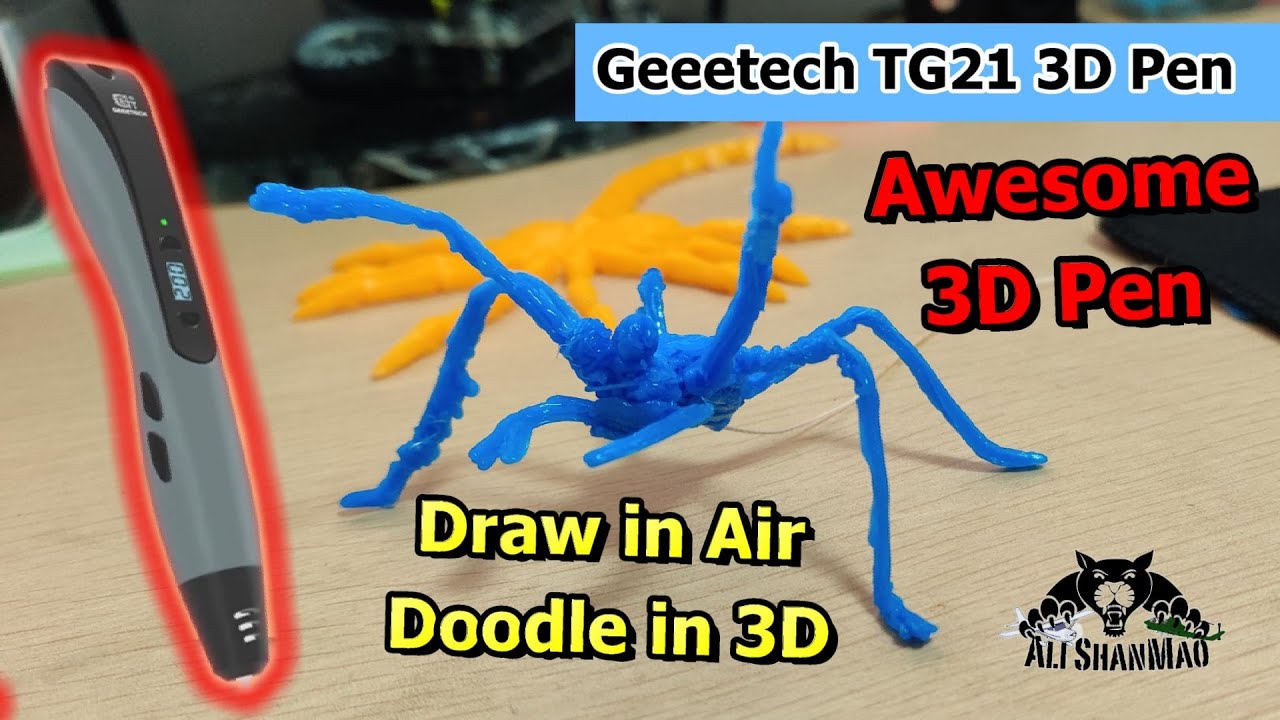 GeeeTech TG21 Smart 3D Pen 3D Doodling 3D Printing Pen Review