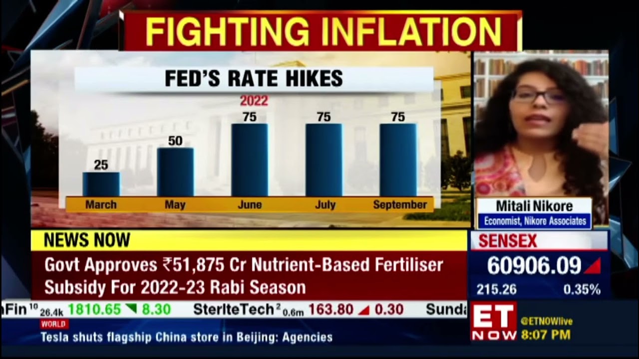 ET Now - Mitali Nikore Speaks on the Effect of Fed Stance on Monetary Policy over India