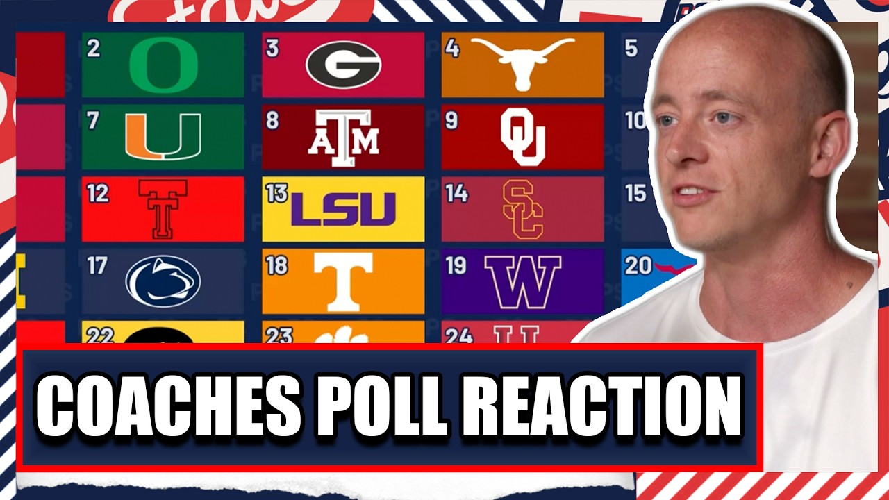 Preseason Top 25 Reaction...MOST Overrated & Underrated Teams - Josh Pate's College Football Show
