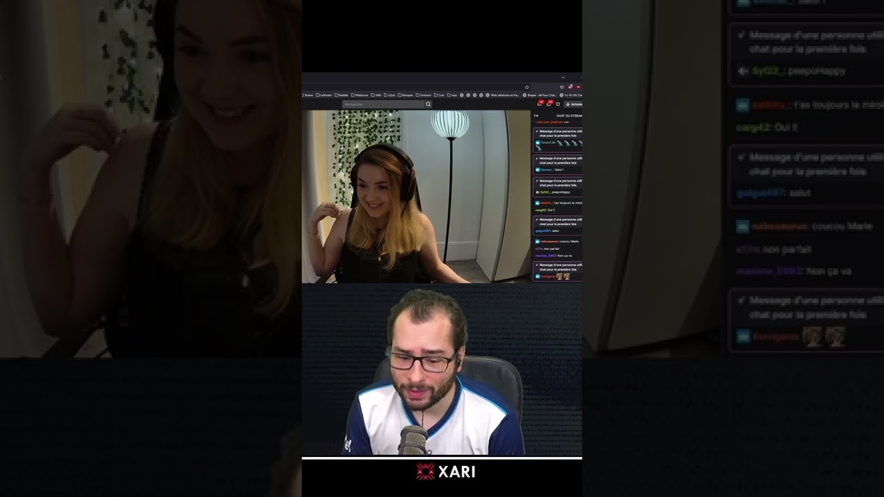 Xari troll Marie pour son premier stream 😂