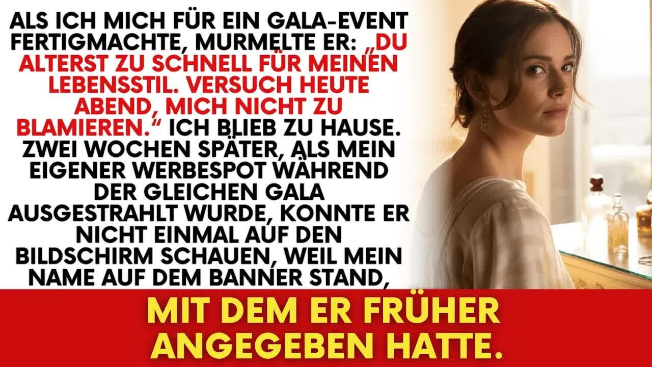Mein Mann sagte： ‚Du alterst zu schnell für mich‘ – jetzt sieht er, wie ich ohne ihn strahle