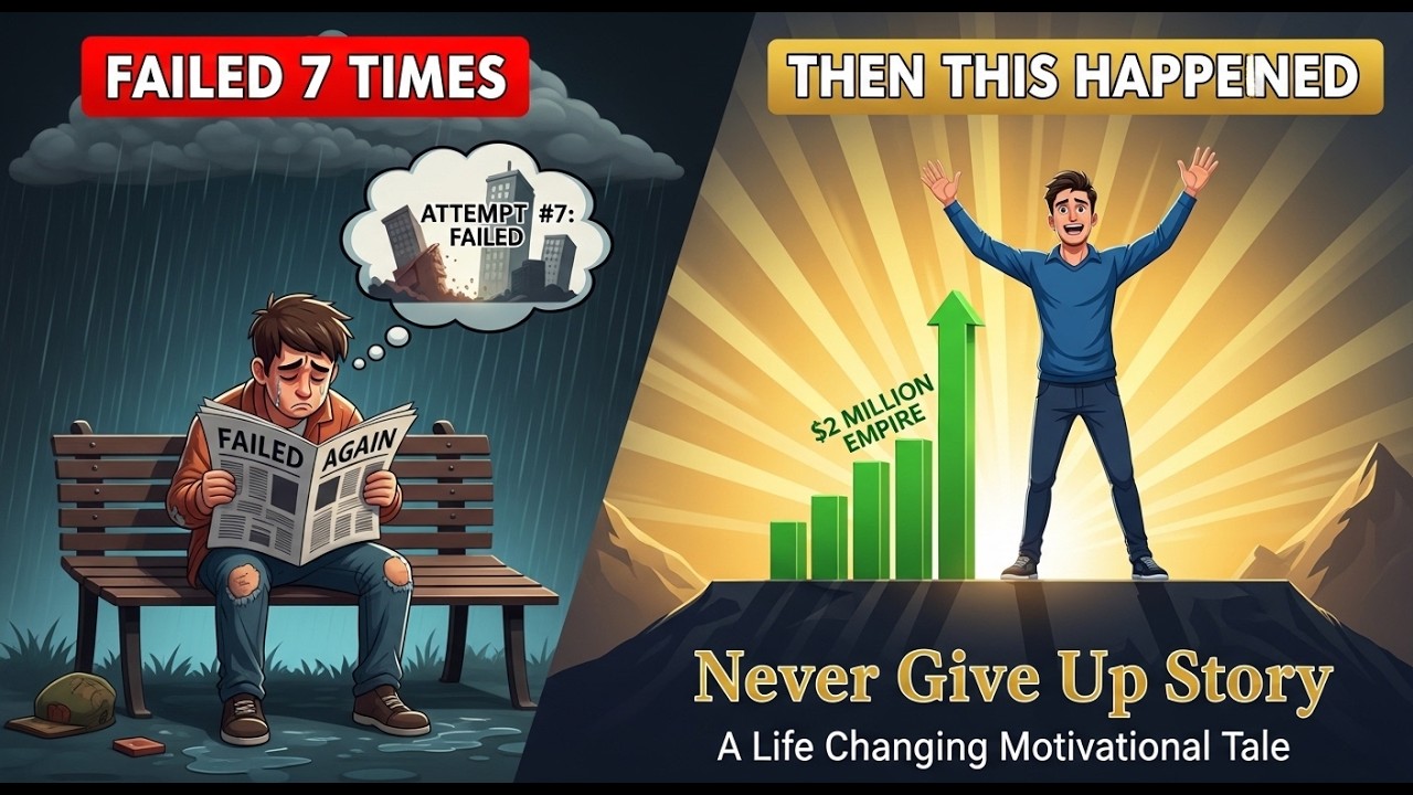 Failed 7 Times, Lost Everything – Then This Happened | Never Give Up Story