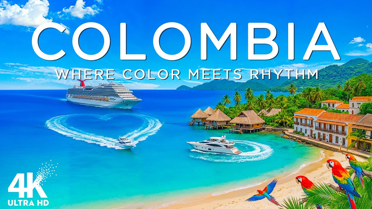 Colombia 4K Drone Footage | Where the Andes Meet the Caribbean Soul