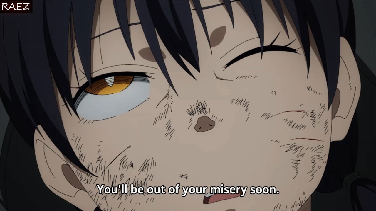 Tamaki getting beaten up for 2 minutes and 20 seconds straight | Fire Force